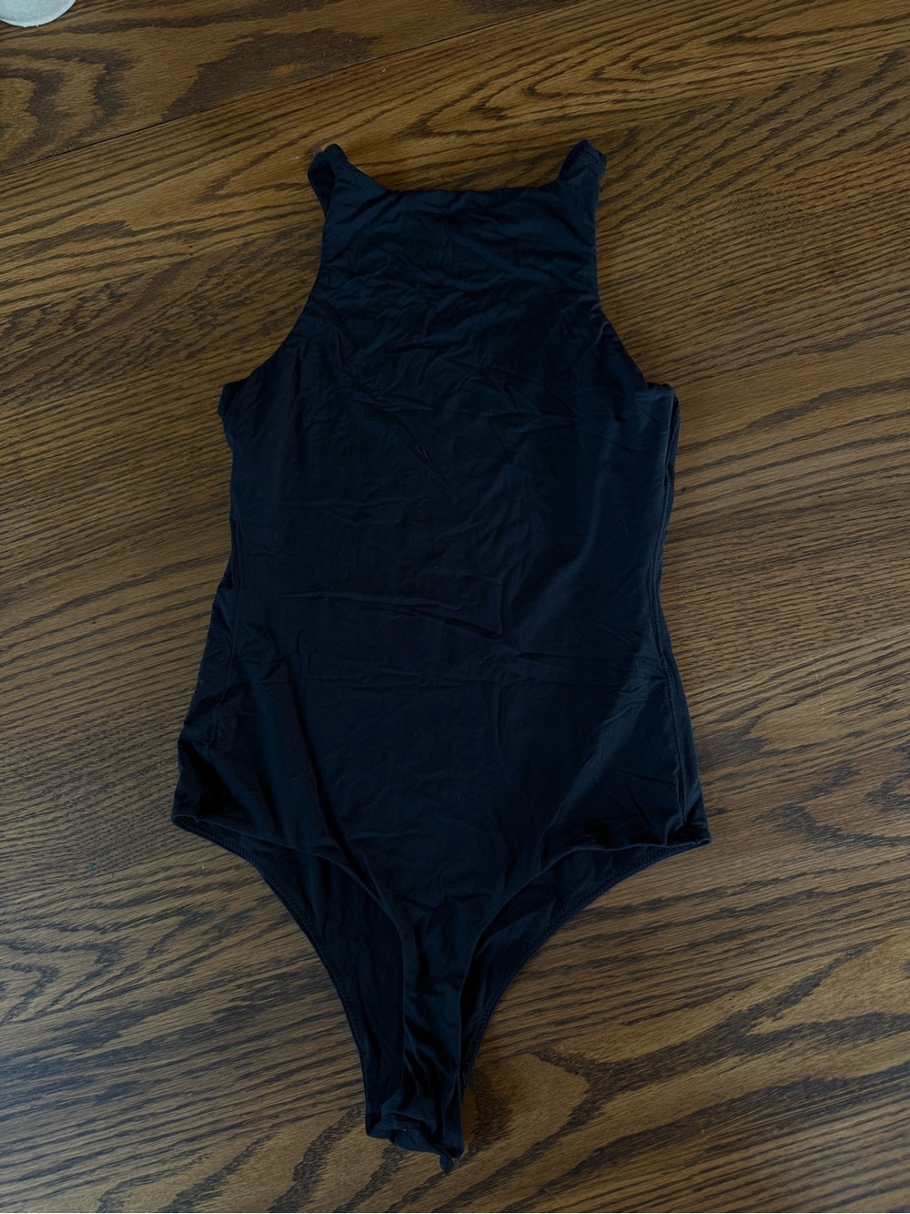 Black High-Neck Women’s Bodysuit - Classic Sleek Style